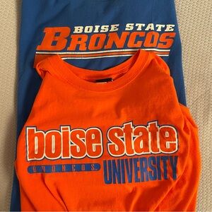 Gildan Boise State Broncos Blue and Orange Tees includes 2 tee’s
